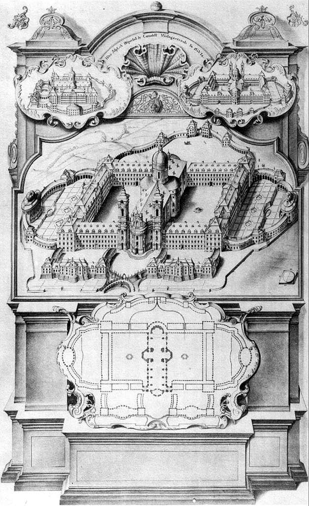 Plan for Weingarten Abbey